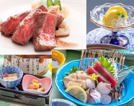 2時間飲み放題付き【厳選食材を盛り込んだプレミアムコース】全9品 7000円(税込)