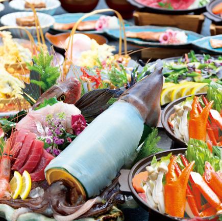 2 hours of all-you-can-drink included [Spring Party Course] 9 dishes including cod sukiyaki and grilled Spanish mackerel with Saikyo sauce for 7,000 yen (tax included)