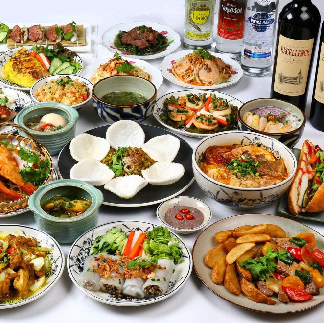 【上野×ベトナムエスニック料理】本場のベトナム料理をお楽しみいただけます