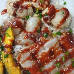 シーフード(エビ、イカ、ホタテ)