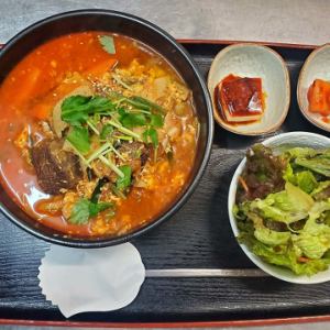 カルビクッパ定食