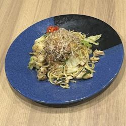 使用鸡汤的鸡汤盐炒面