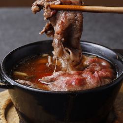 Wagyu beef sukiyaki