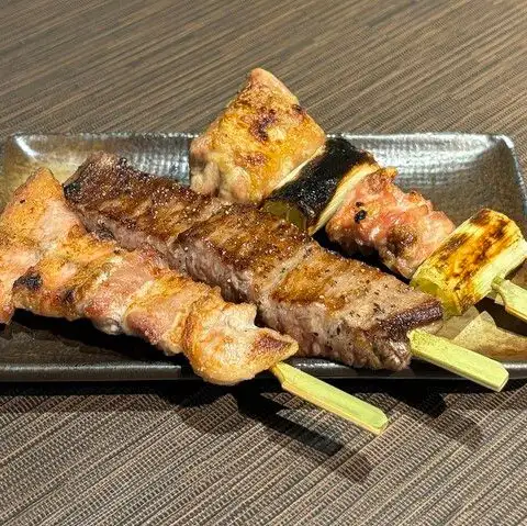 三條精心挑選的烤串