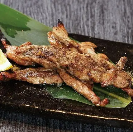 烤雞脖子配山椒
