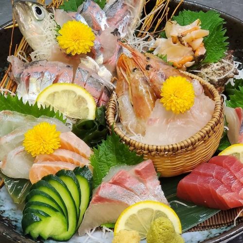 刺身豪華大漁盛り9種