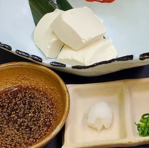 自家製すくい豆腐