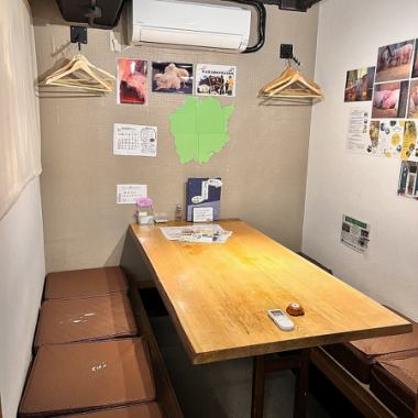 『畜産科』のお部屋はこちら！最大8名様までご案内できる掘り炬燵の個室です。