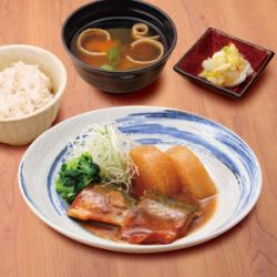 Kinka mackerel miso stew set meal