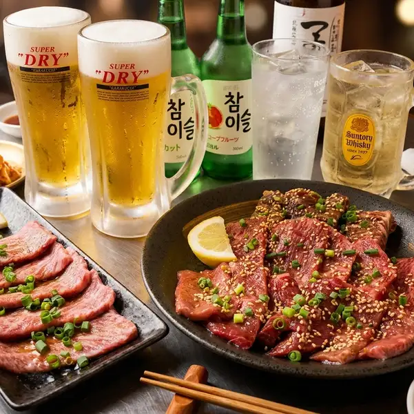 【◇生ビール込2H飲み放題付◇】各種宴会や飲み会にも最適!宴会コースをご用意しております