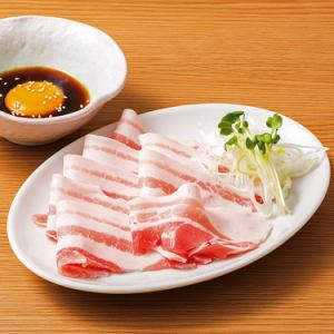 薄切り豚バラ焼きすき