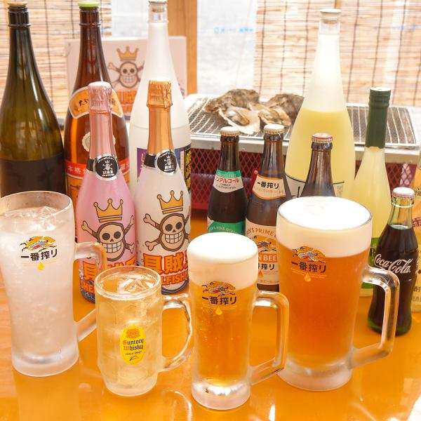 料理との相性抜群の豊富なドリンク