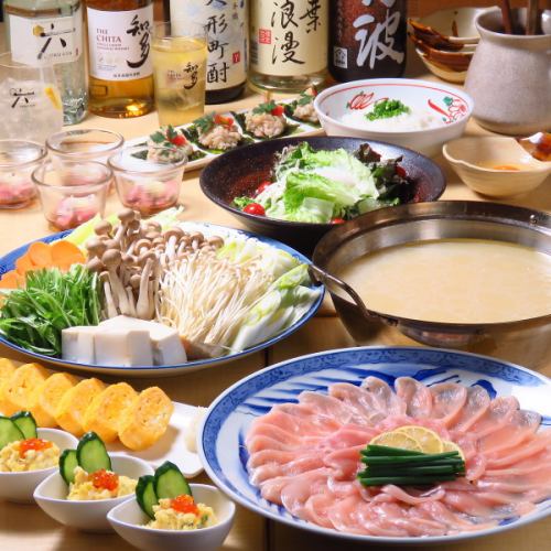 [All-you-can-drink for 120 minutes] Banquet course where you can enjoy fresh fish and special chicken dishes