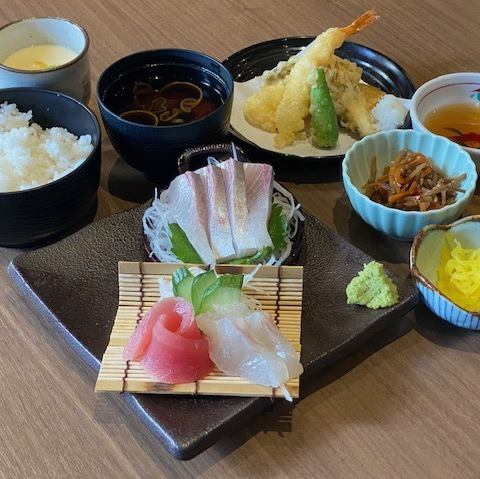 カンパチのお造りランチ