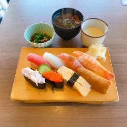 寿司茶碗蒸しランチ