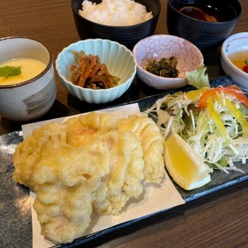 とり天定食