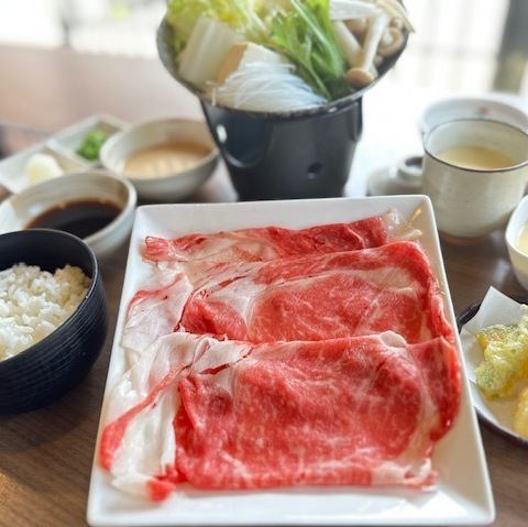 黒毛しゃぶしゃぶランチ