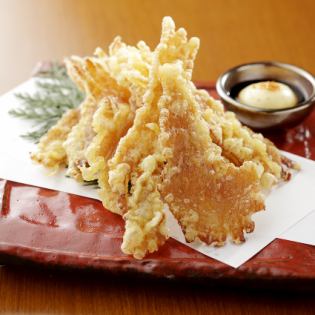 さきいかの天ぷら　一味マヨで