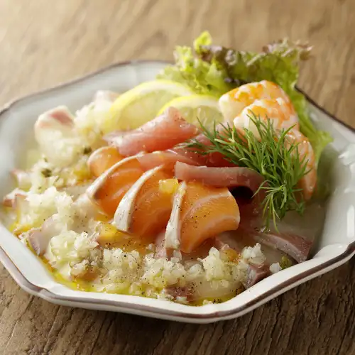 Fresh fish carpaccio