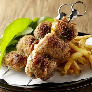 Chicken brochettes