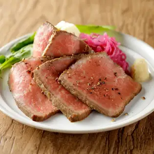 Japanese black beef roast beef