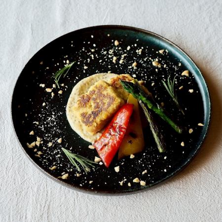 【Vegan/Dinner】和風イタリアンコースディナー（2種の選べるパスタ）
