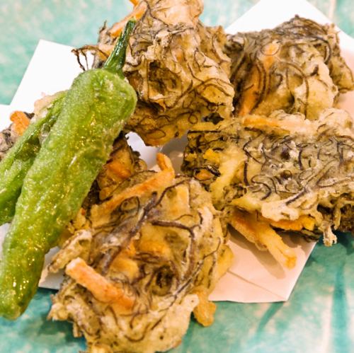 [Popular with regulars!] Okinawan mozuku tempura