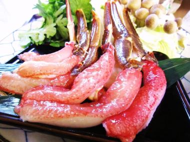 Crab Kaiseki Yayoi ◆ Snow Crab course 9 dishes 19,000 yen (tax included)