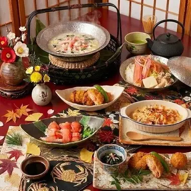 Children's Crab Kaiseki Meal ◆ 7 dishes ¥4400 (tax included)