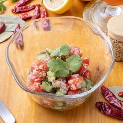 Moroccan salad (with couscous)