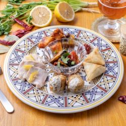 Moroccan Appetizer Plate