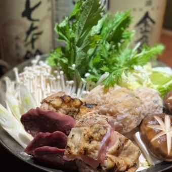 【毎年恒例忘年会1番人気!】海鮮と鶏の寄せ鍋コース5500円 2H飲み放題(席150分確保)