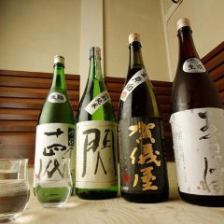 【時間無制限飲み放題あり】常時15種類以上の日本酒をご用意！