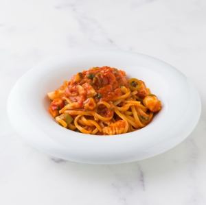 魚介のプッタネスカ風　リングイネ