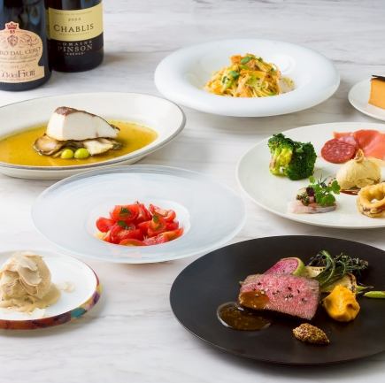 【プレミアムコース】（お料理のみ／個々盛り）