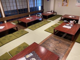 4～6名様までOKの2階掘りごたつ席。