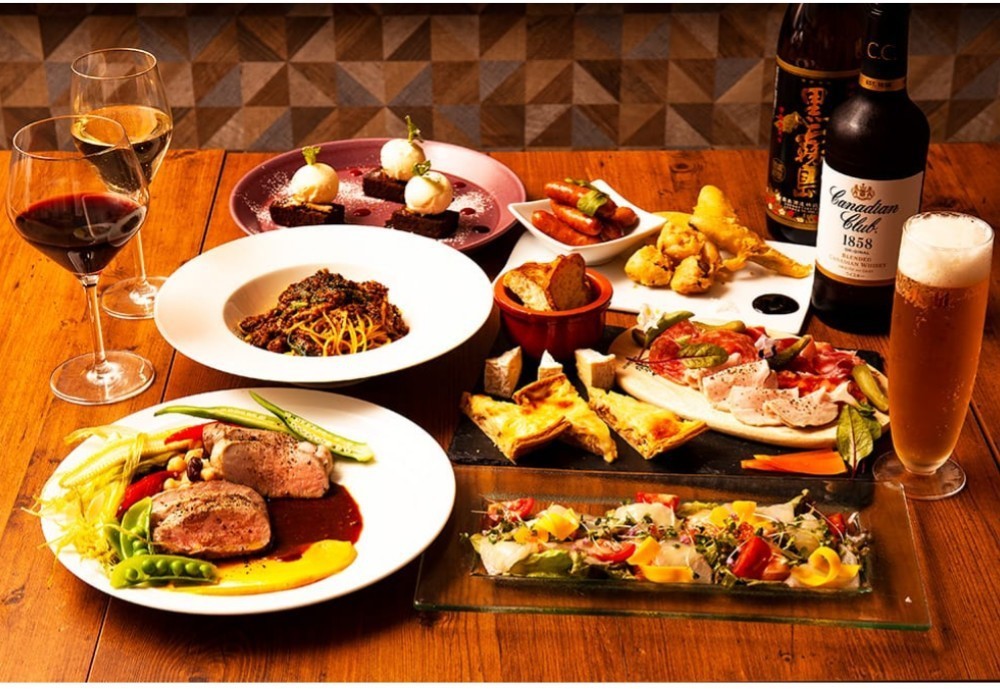 平日のみ【 飲み放題プラン/110分】お料理7品☆5500円（税込）ランチ