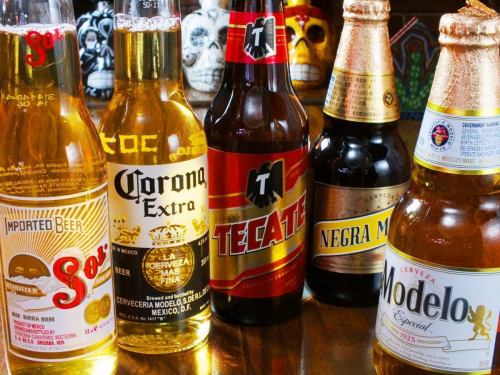 Many Mexican beers ♪