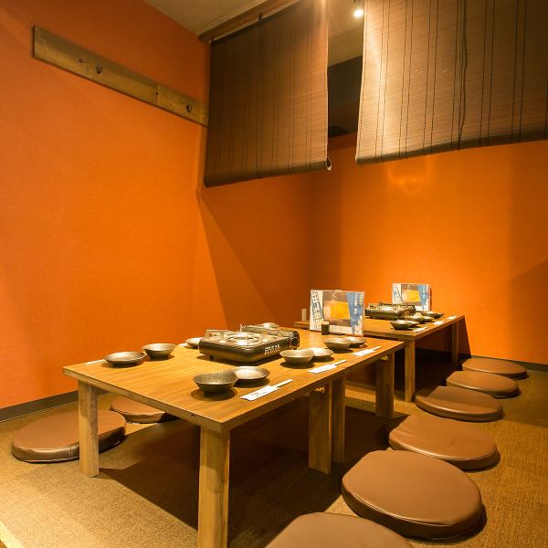 [A seat in the tatami room!] A spacious and relaxing tatami seat is available.Not only for various banquets, but also for families, you can use it as a semi-private room seat.