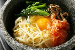 Hot! Stone-grilled bibimbap