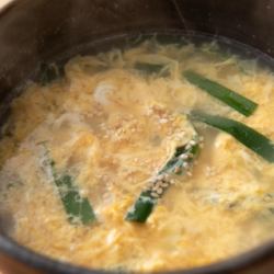 Chicken and egg soup