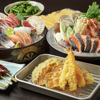 [For welcoming and farewell parties!] Choose from sukiyaki, soy sauce, or miso in our "hot pot course" with 2 hours of all-you-can-drink for a total of 7 dishes for 4,500 yen