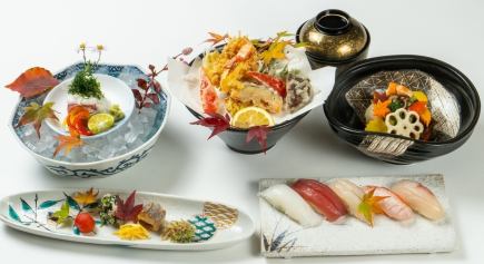 【2時間飲み放題付】高知の旬を食べつくす『土佐旬彩コース』 6000円(税込)