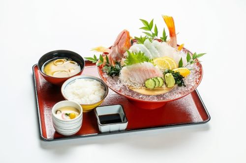 【5食限定】旬の鮮魚1本刺し御膳