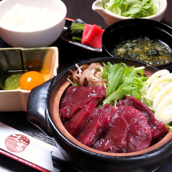 【話題の食材】信州大鹿村産鹿のすき焼き膳