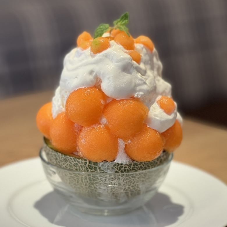 【期間限定】まるごとメロンミルクかき氷