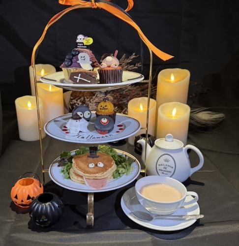 MELANGE De SHUHARI ハロウィンSPハイティーセット。