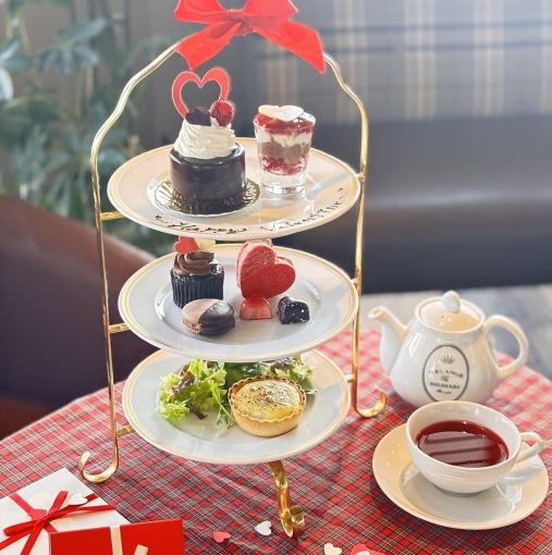 【第1部11:45～(1/23～2/15限定)】 MERANGE De SHUHARI　バレンタインハイティーセット