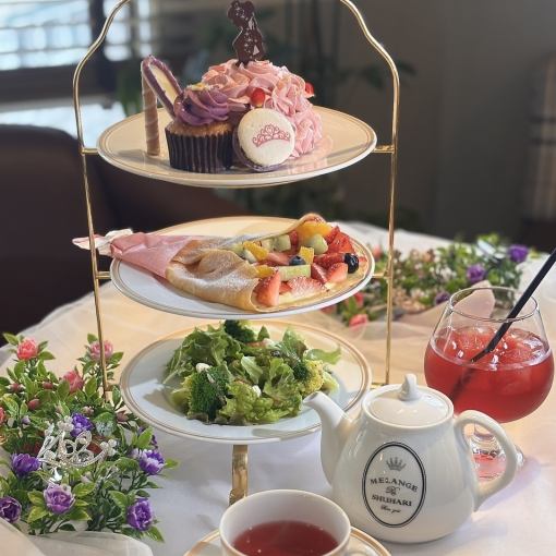 【第1部11:45～(3/19～5/10限定)】 MERANGE De SHUHARI　プリンセスハイティーセット