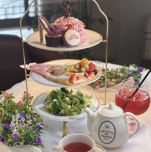 【第3部17:45～(3/19～5/10限定)】 MERANGE De SHUHARI　プリンセスハイティーセット